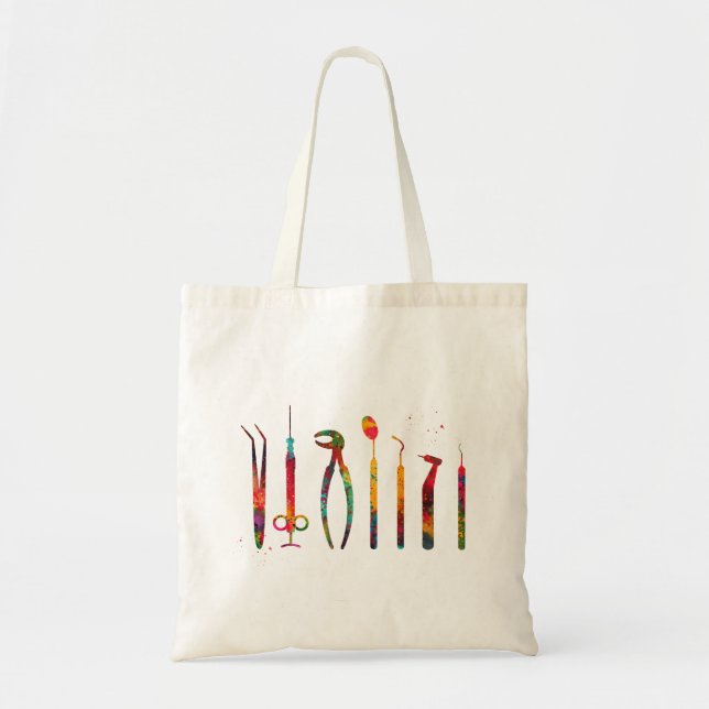 Tote Bag Outils Dentiste (Devant)