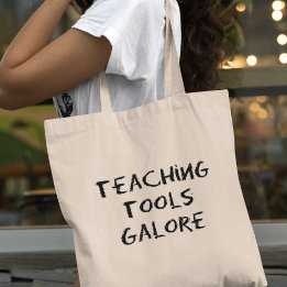 Tote Bag Outils pédagogiques à gogo Cadeau drôle pour ensei