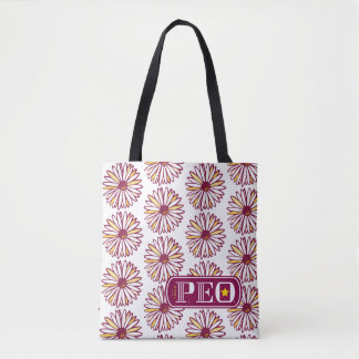 Tote Bag P.E.O. Imprimerie complète de Marguerite Daisy