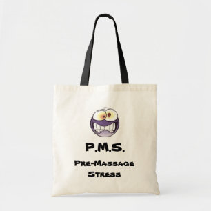 Tote Bag P.M.S. Toile Fourre-tout d'effort de Pré-Massage