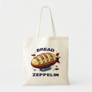 Tote Bag Pain Zeppelin Retro 8Bit Pixel Art Design