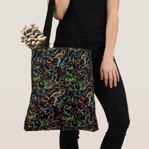 Tote Bag Paint Splatter