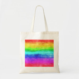 Tote Bag Painted Rainbow
