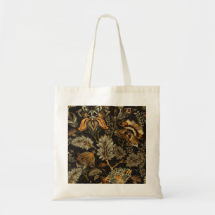 Tote Bag Paisley floral indien, motif sans couture ethnique