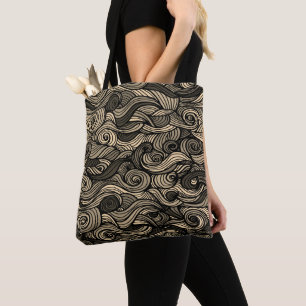 Tote Bag Paisley haché