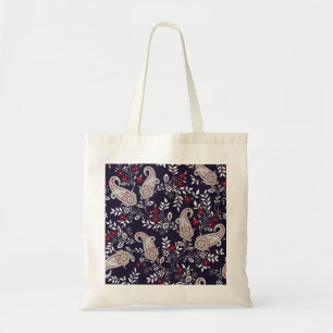 Tote Bag Paisley indien traditionnel, motif sans soudure.