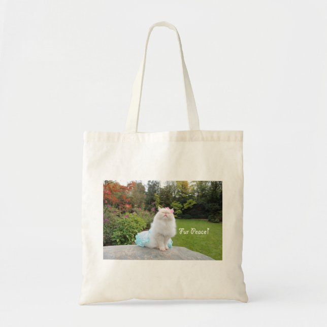 Tote Bag Paix de fourrure (Devant)