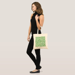 Tote Bag Pale Émeraude et Pistache Pavage Patchwork