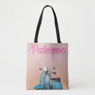 Tote Bag Palerme Italie poster scooter