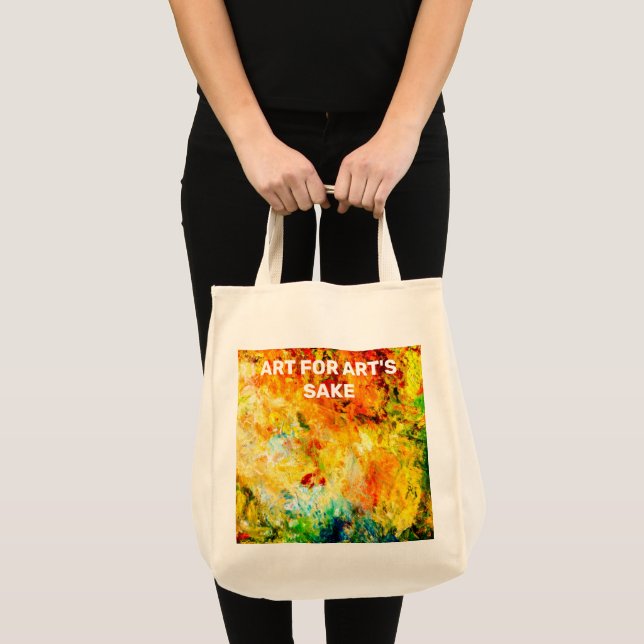 Tote Bag Palette Artiste Colorée (Devant (produit))