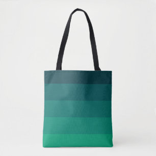 Tote Bag Palette rayures vertes