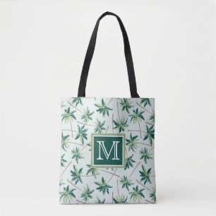 Tote Bag Palme de queue de boeuf tropicale   Ajouter votre 