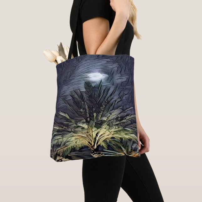 Tote Bag Palme mystique (De près)