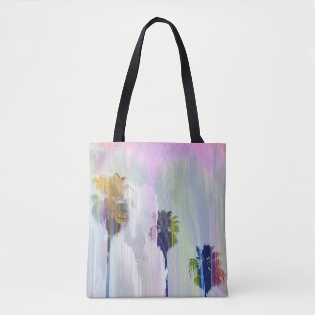 Tote Bag Palmes de forêt tropicale n° 2" (Devant)