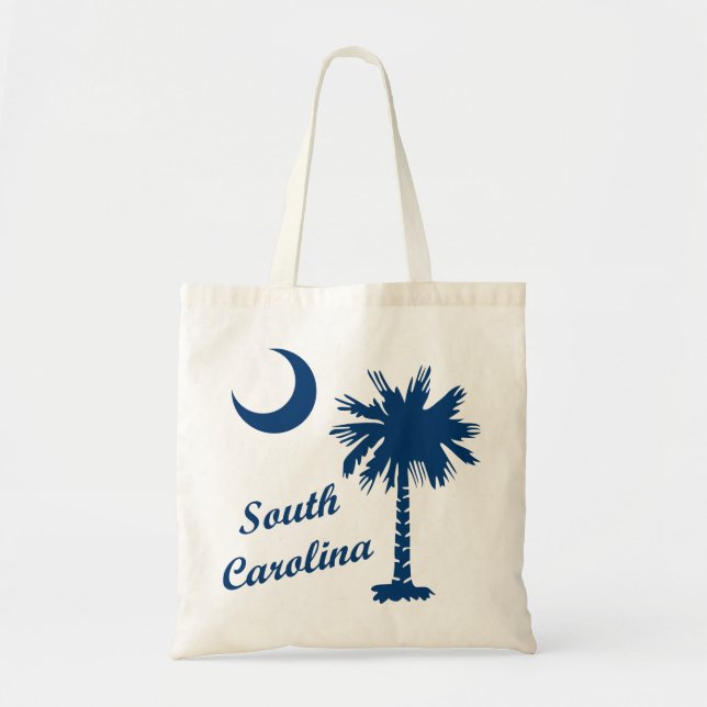 Tote Bag Palmetto de Caroline du Sud (Devant)