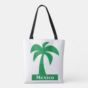 Tote Bag Palmier (Vacances Mexique) - Tout-Prin Personnalis