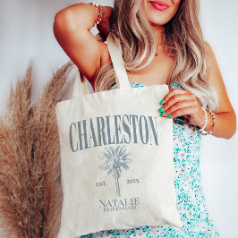 Tote Bag Palmiers de luxe Charleston Bachelorette côtière
