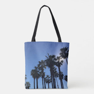 Tote Bag Palmiers Océan Été Bleu Couleur Photographie