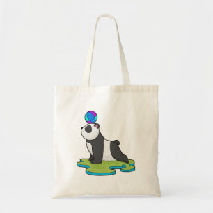 Tote Bag Panda at yoga