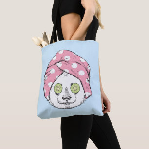 Tote Bag Panda au spa