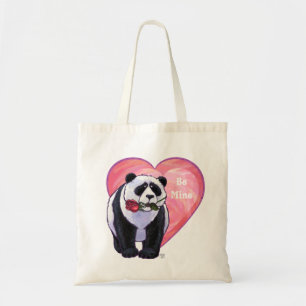 Tote Bag Panda Bear Saint Valentin