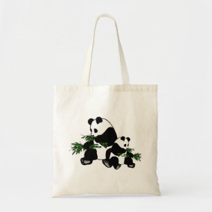 Tote Bag Panda en pleine croissance