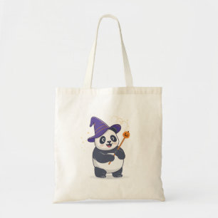 Tote Bag Panda Magicien Fantaisiste avec Chapeau Magique