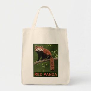 Tote Bag Panda rouge