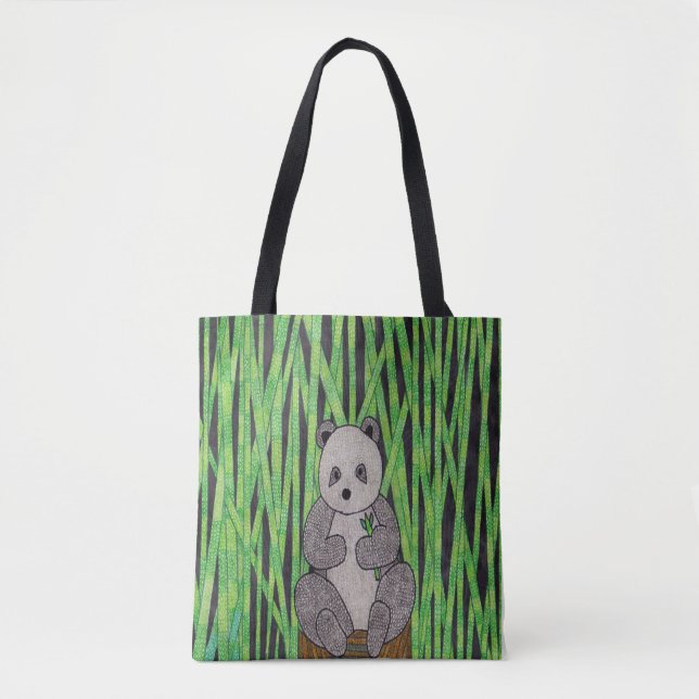 Tote Bag Panda (simple) - Total (Devant)