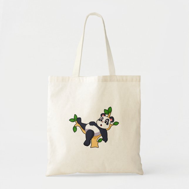 Tote Bag Panda sur arbre (Devant)