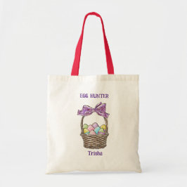 Tote Bag Panier de Pâques délice personnalisable