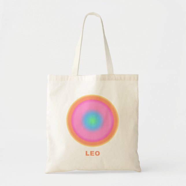 Tote Bag Panneau Leo Zodiac Dégradé (Devant)
