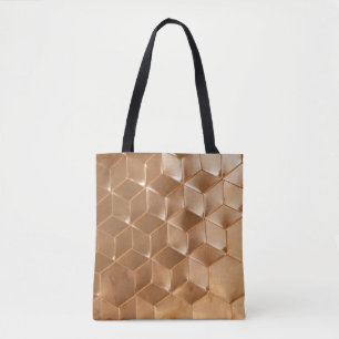 Tote Bag Panneau nid d'abeilles Brown