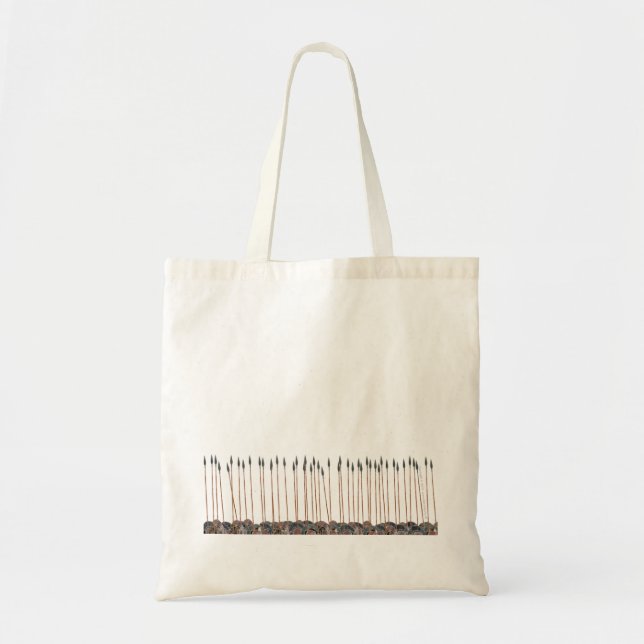 Tote Bag Panoplie - champ des lances grecques de hoplite (Devant)
