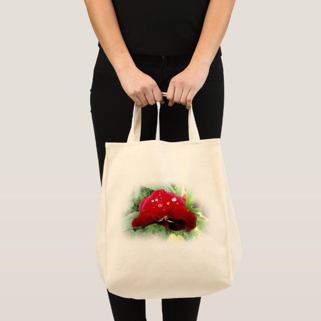 Tote Bag Pansement rouge vif (Devant (produit))