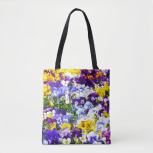 Tote Bag Pansies
