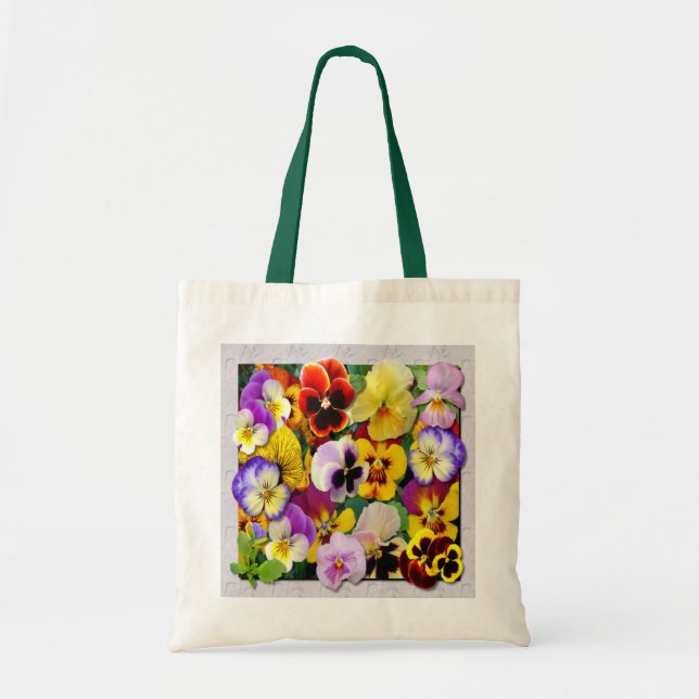 Tote Bag Pansy Patchwork (Devant)