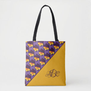 Tote Bag Pansy Power