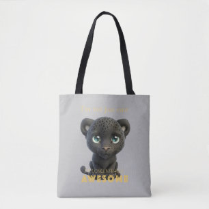 Tote Bag Panther concentré Awesome mignon adorable drôle