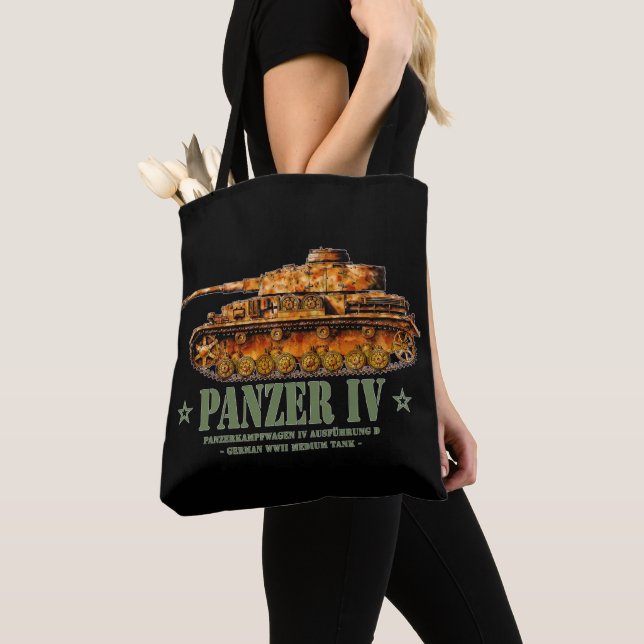 Tote Bag Panzer IV D Guerre mondiale Deux Allemands 2ÈME GU (De près)