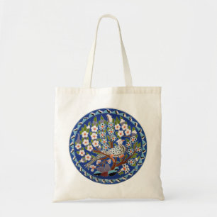 Tote Bag Paon floral
