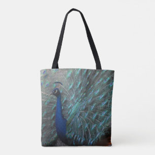 Tote Bag Paon fourre-tout