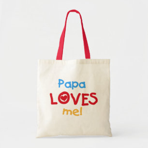 Tote Bag Papa aime mes t-shirts et cadeaux