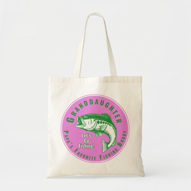Tote Bag Papa's Favori Fishing Buddy (Devant)