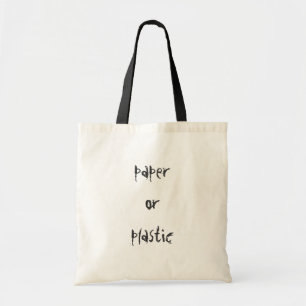 Tote Bag papier ou plastique