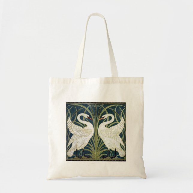 Tote Bag Papier peint de cygne et de précipitation et (Devant)