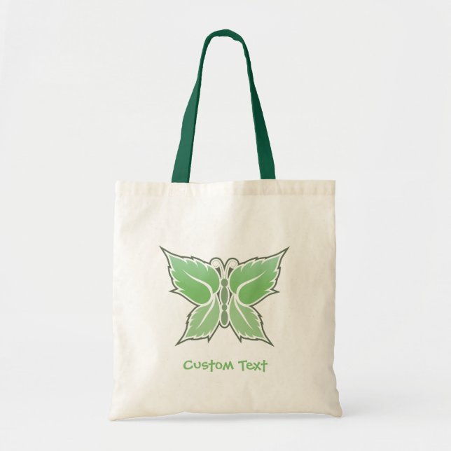 Tote Bag Papillon à menthe (Devant)