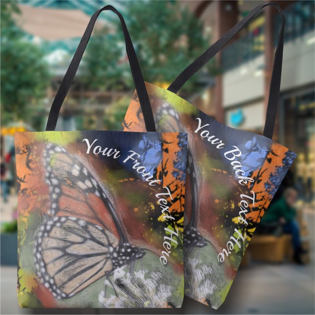 Tote Bag Papillon Abstrait (Créateur téléchargé)