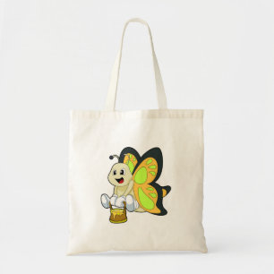 Tote Bag Papillon au miel