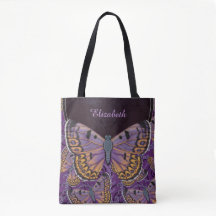 Papillon bleu de Morpho personnalisé